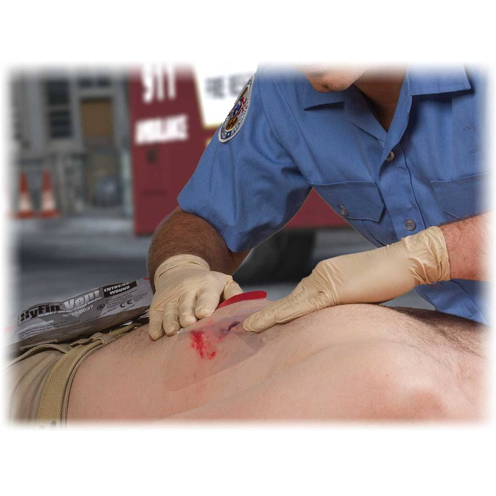 Hyfin Vent Chest Seal, 6" x 6", Twin Pack