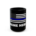 Custom Thin Blue Line Mug (15oz)