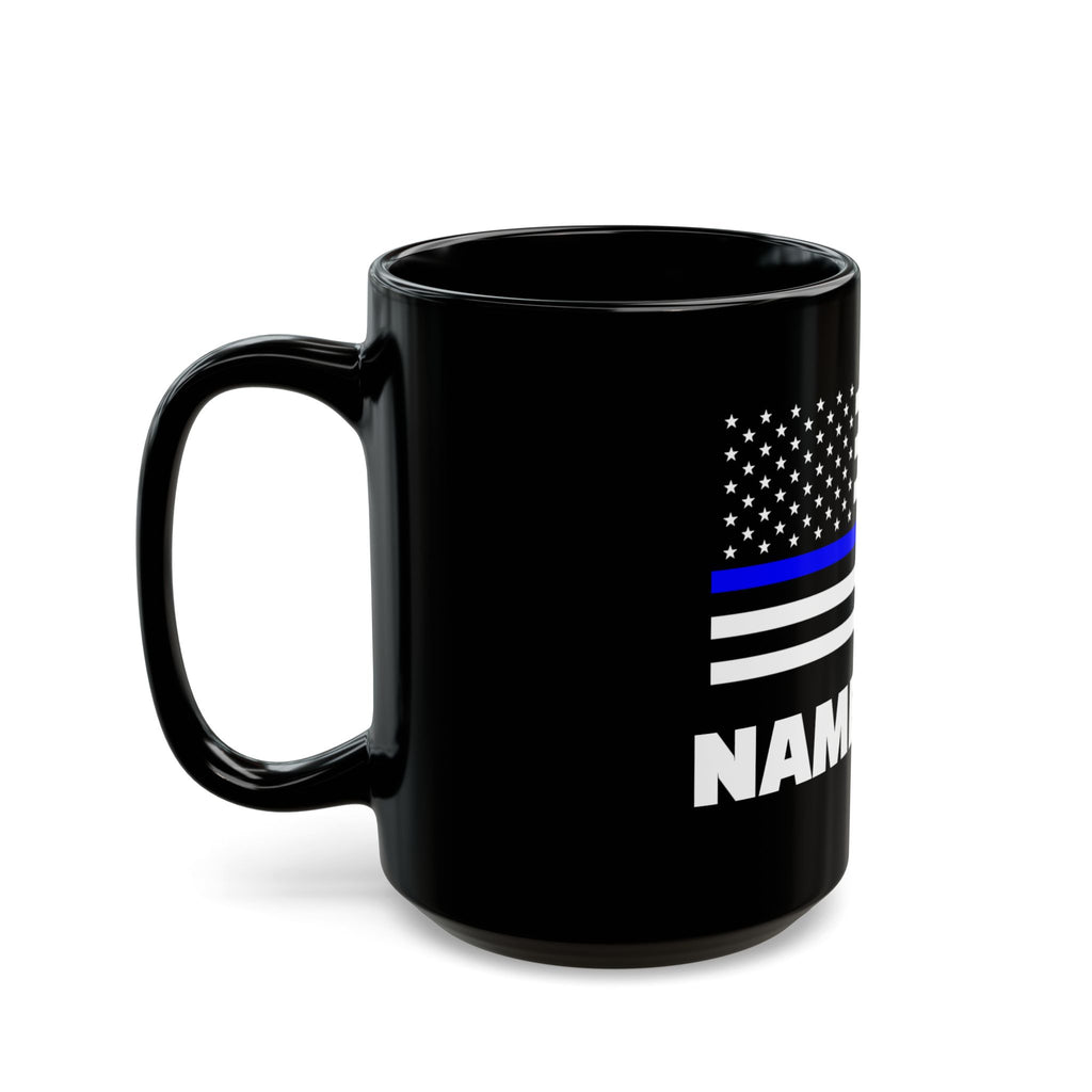 Custom Thin Blue Line Mug (15oz)